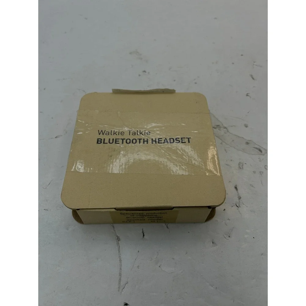 Walkie Talkie Bluetooth Headset Black